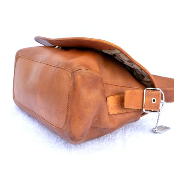 Vintage Y2K COACH Legacy Brown Leather Purse Crossbody Bag Restored 2003 #9332 - Picture 10 of 14